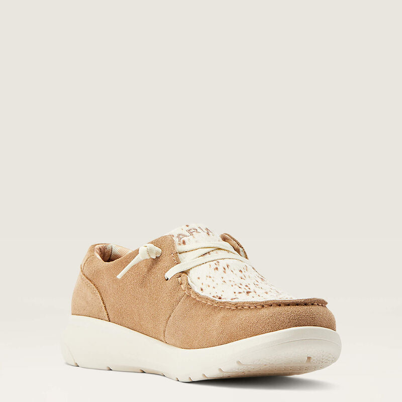Ranchy Speckled Hide/Roughout Tan Hilo Shoes by Ariat