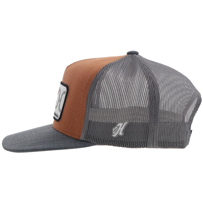 Gangsta Hat by Hooey - Burnt Orange/Grey