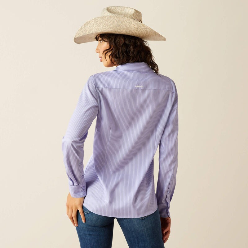 The Winner's Circle Kirby Pro Shirt by Ariat in Lilac