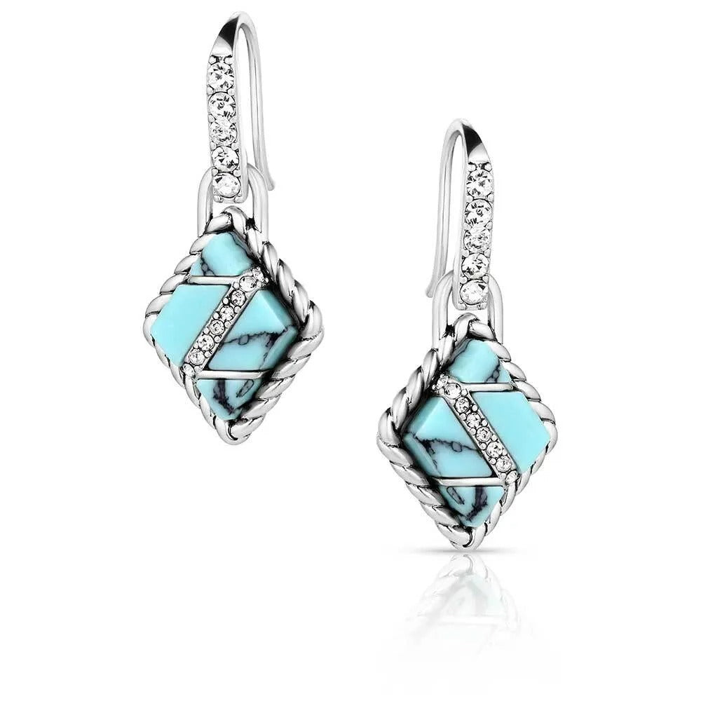 The High Noon Cobblestone Earrings by Montana Silversmiths