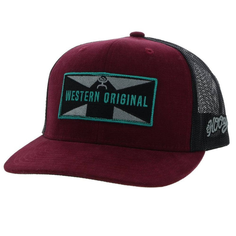 Hooey Holley Hat Maroon/Black