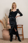 The Annie Oakley Top - Black