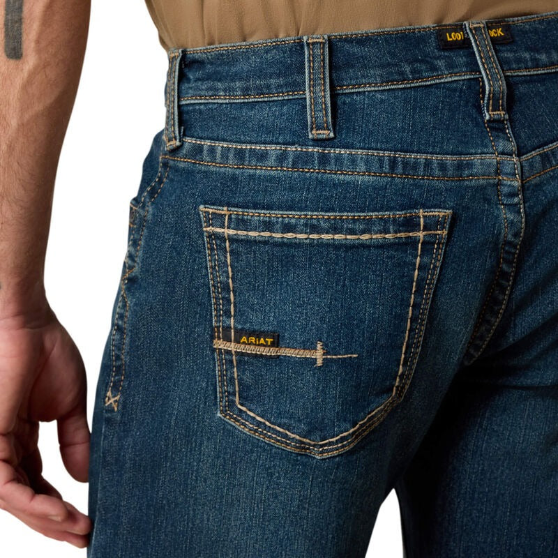 ARIAT Men's Rebar M7 Stackable Straight Leg Jeans - Bodie