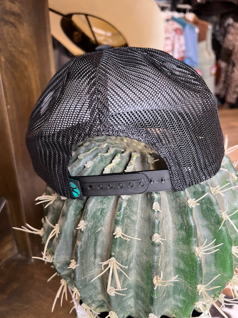 Cactus Ropes Hat by Hooey Black/Black Teal Patch