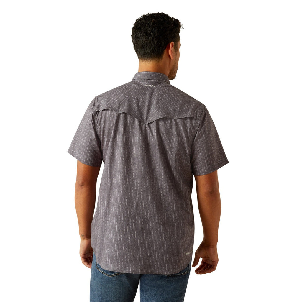 The Riley Men's VentTek SS Pearl Snap Shirt by Ariat