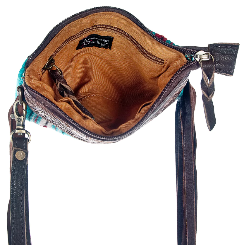 The Ranchette Wristlet Purse-Turquoise