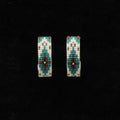The Legend Beaded Hoop Earrings