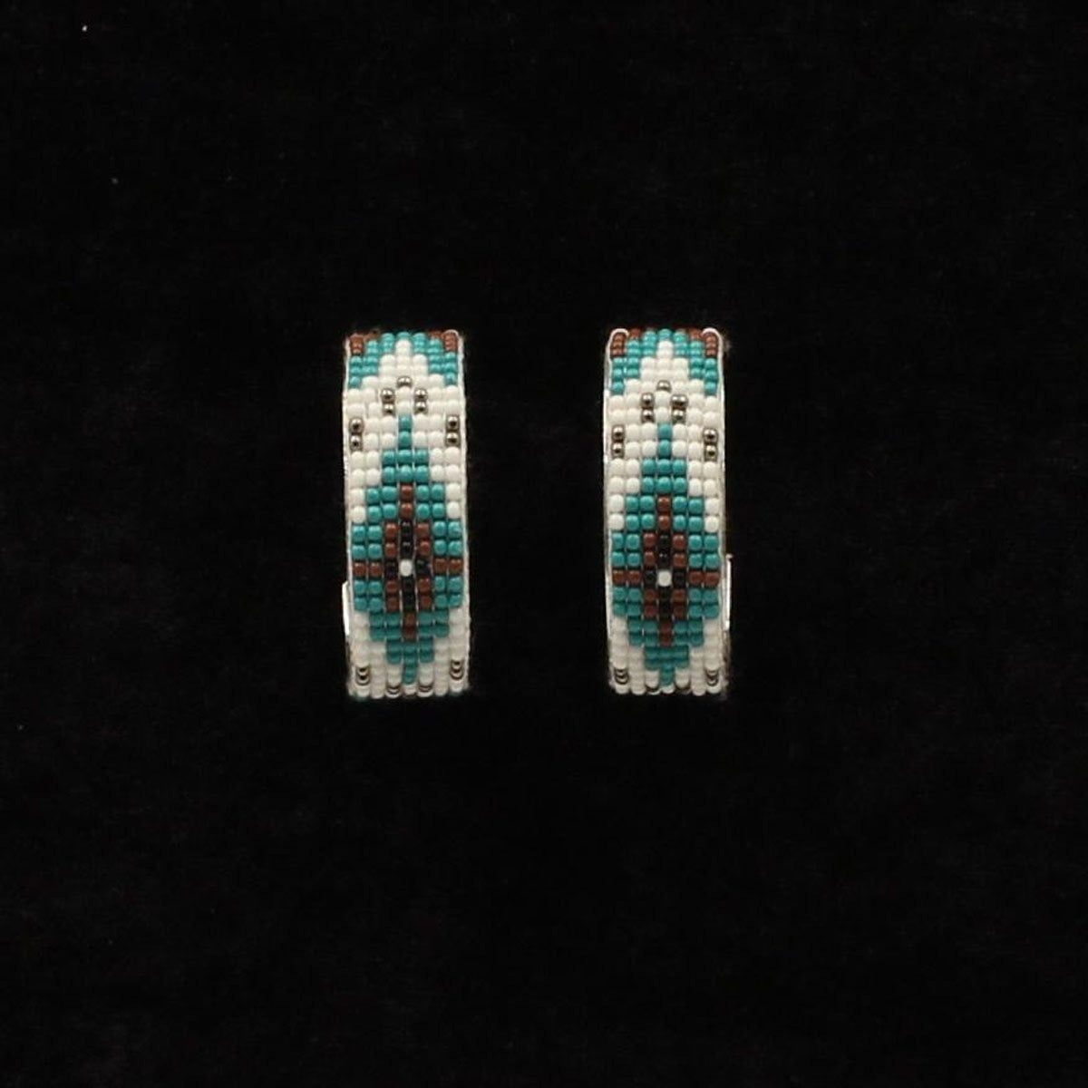 The Legend Beaded Hoop Earrings