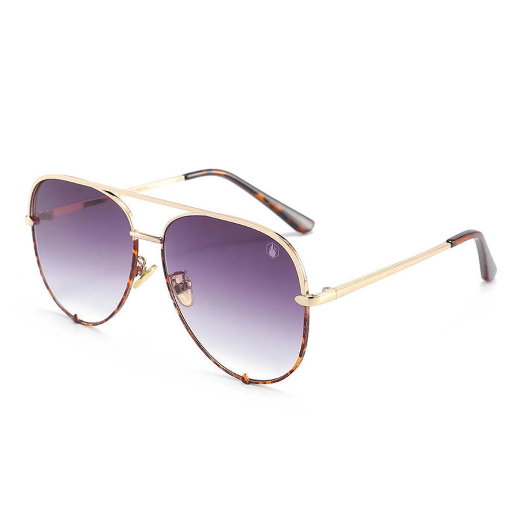 Hollywood Sunglasses in Gradient Grey by American Bonfire