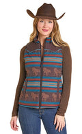 The Chocolate Horse Delight Vest by Panhandle Slim