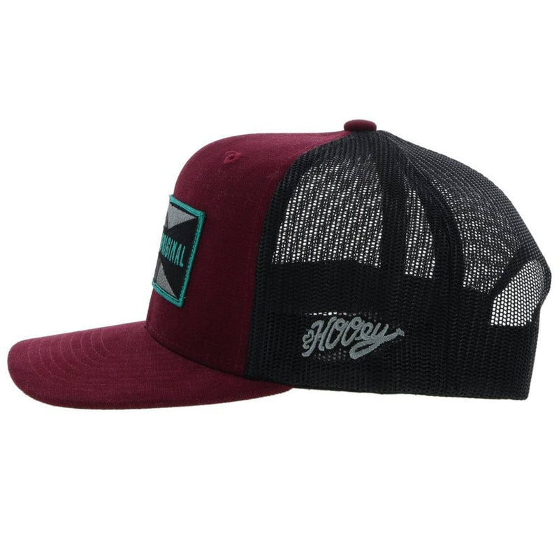 Hooey Holley Hat Maroon/Black