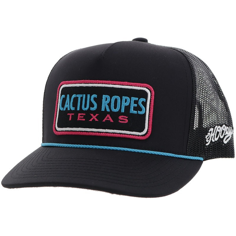 Cactus Ropes Black/Turquoise/Pink Hat