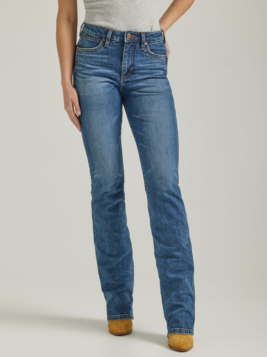 The Ginger West High Rise Jeans by Wrangler Retro