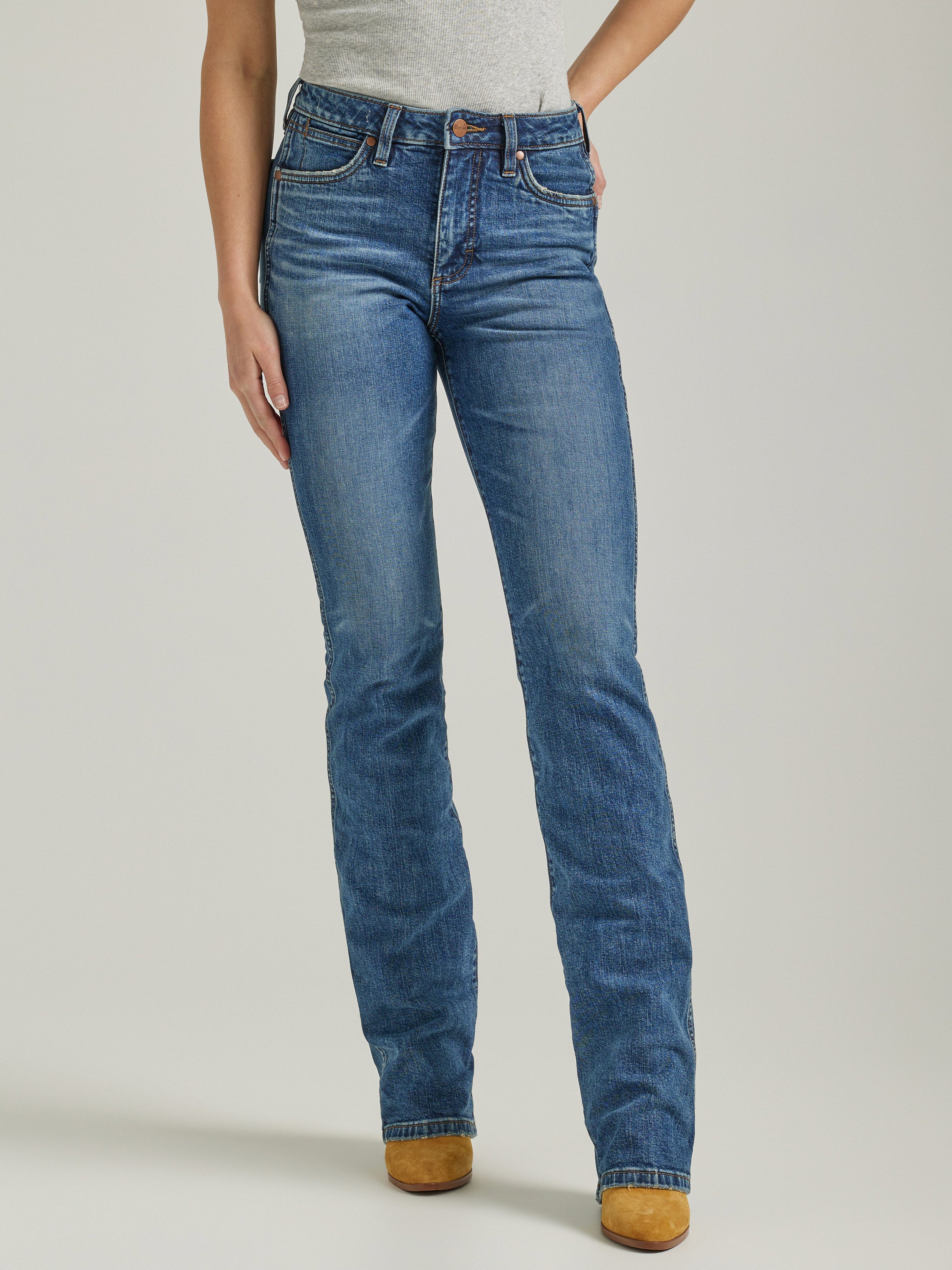 The Ginger West High Rise Jeans by Wrangler Retro