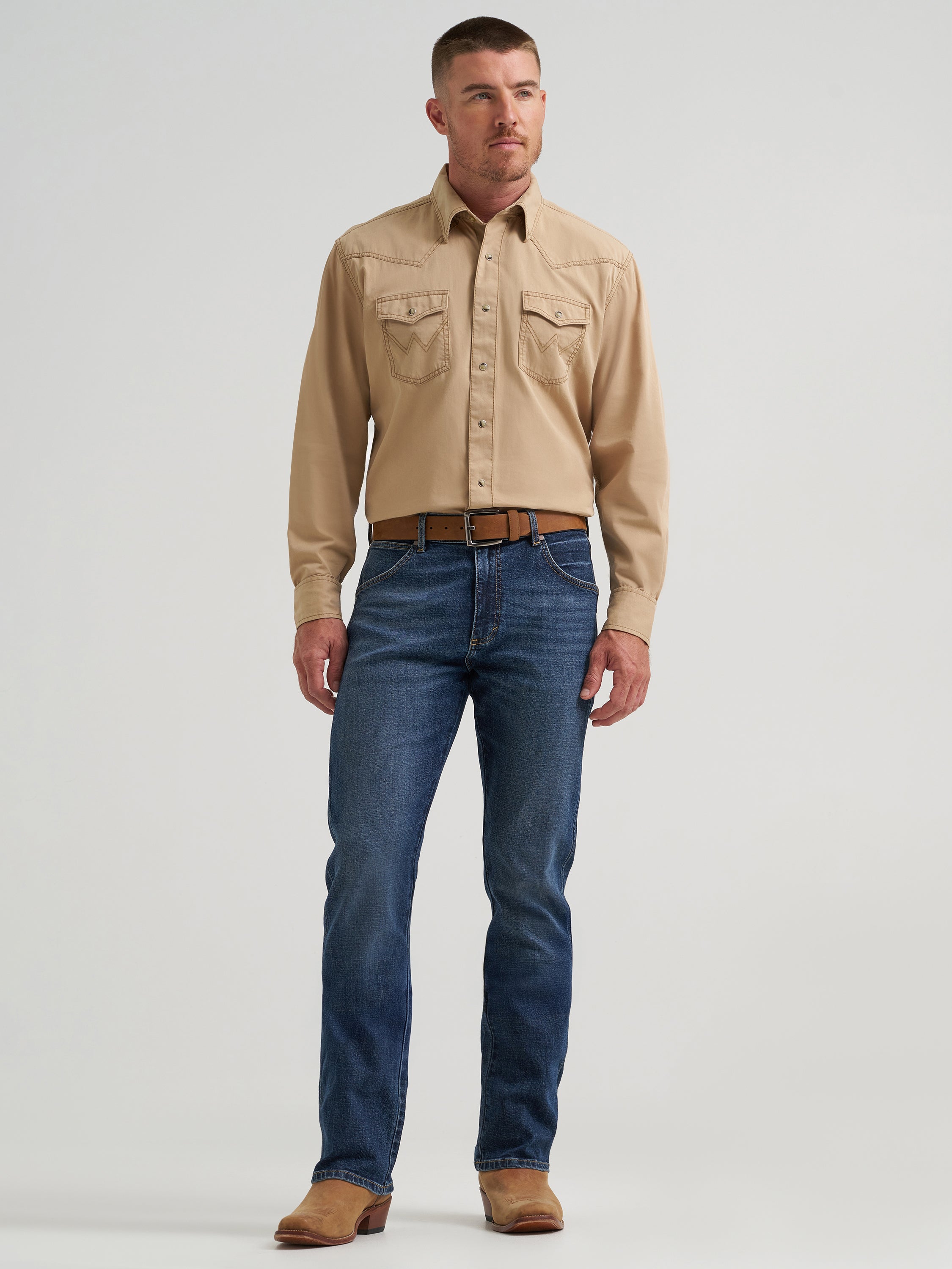 The Hoffman Retro Slim Boot Jeans by Wrangler