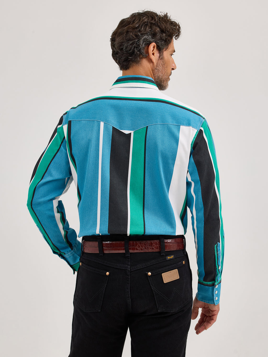 The Mojito Brushpopper Pearl Snap Shirt by Wrangler