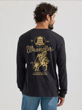 The Wild Ride Long Sleeve Black Tee by Wrangler