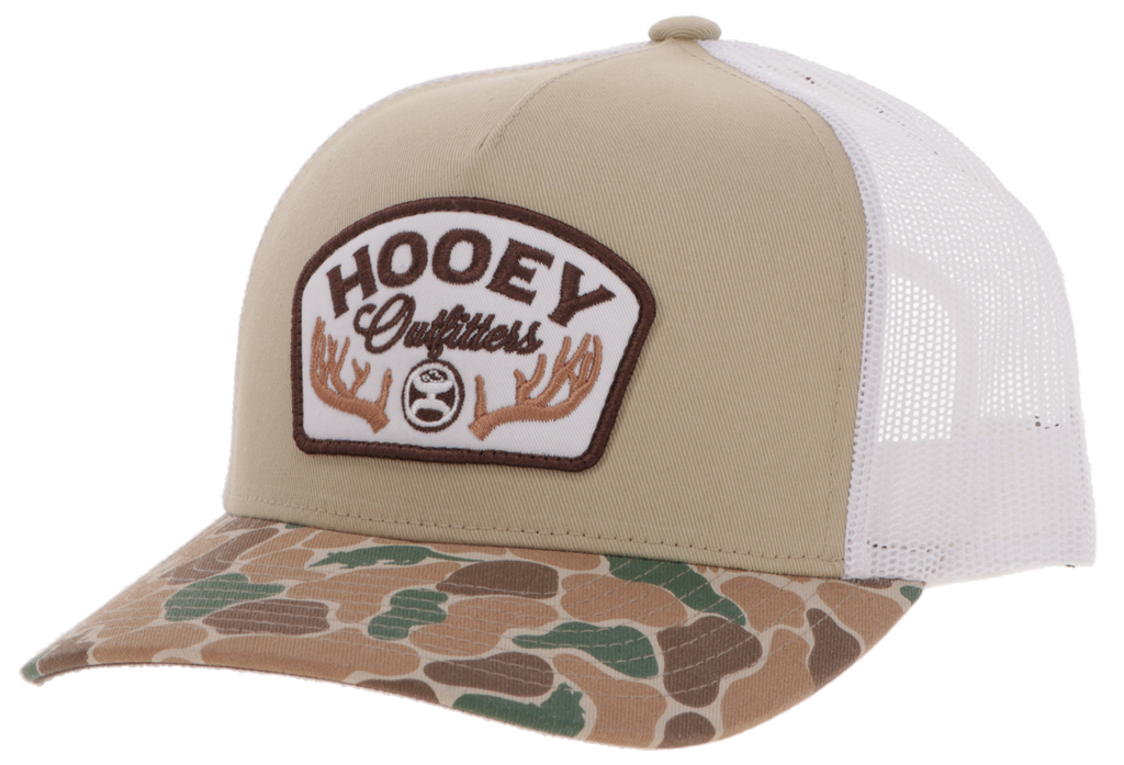 The Outfitters Hat by Hooey Camo/Tan/Wht