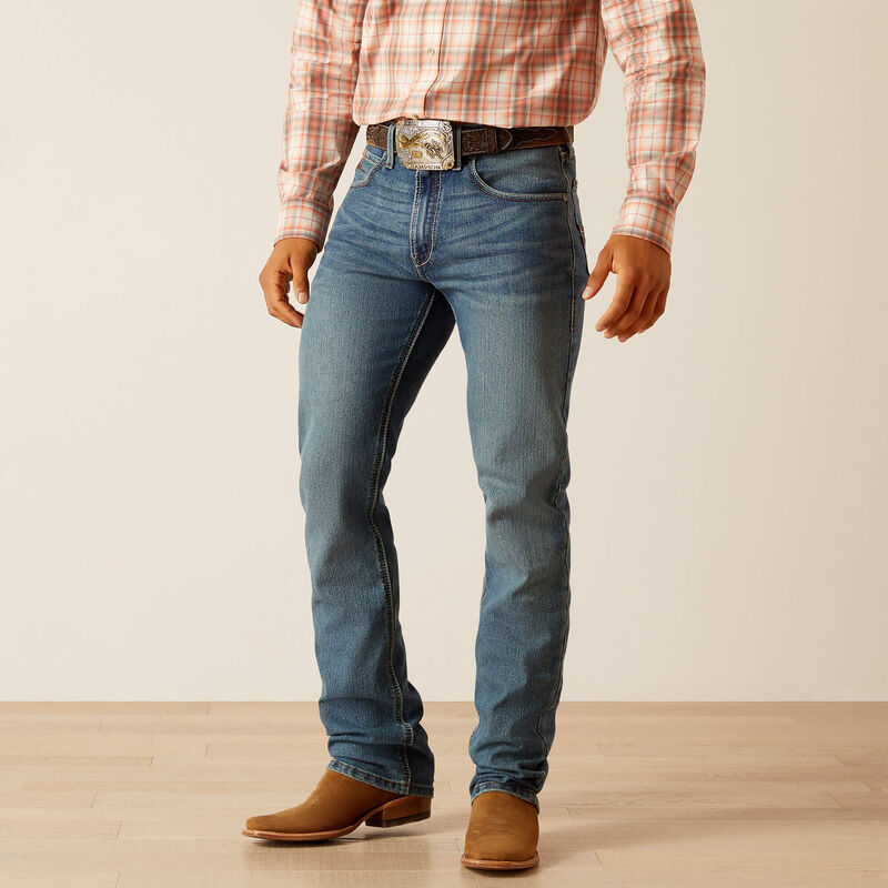 ARIAT Men's M1 Vintage Trevan Straight Leg Jeans