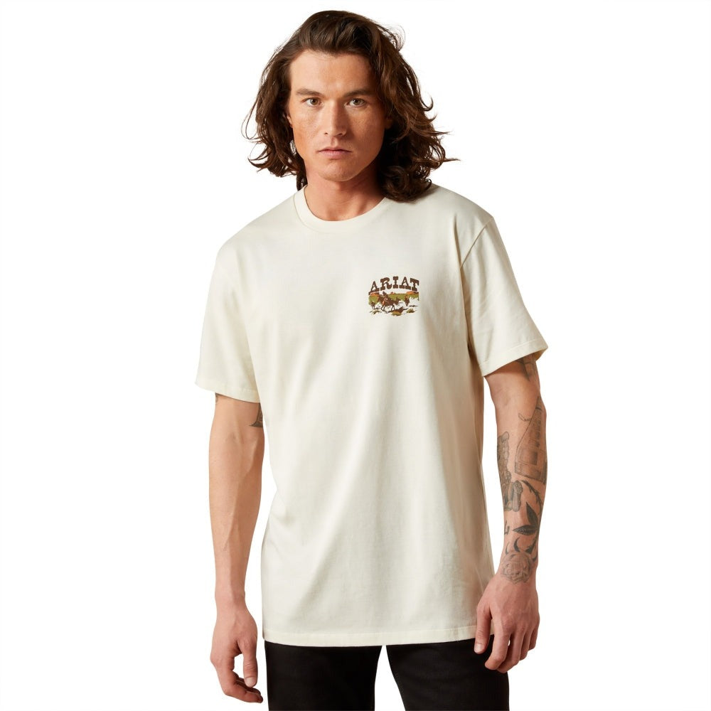 Rollin' Out Tee by ARIAT in Ivory