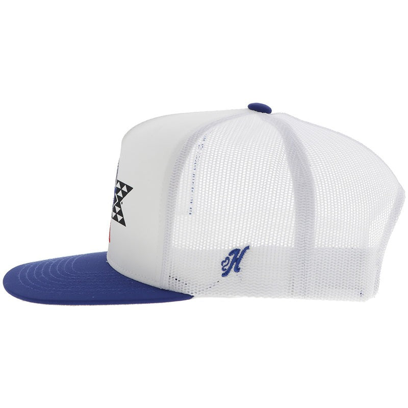 Ricky Bobby Pabst Hat by Hooey White/White Mesh