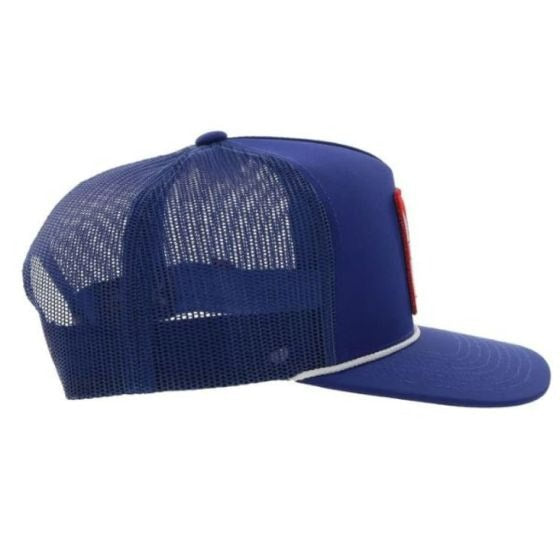 Pabst Blue Ribbon Hat by Hooey Blue/White