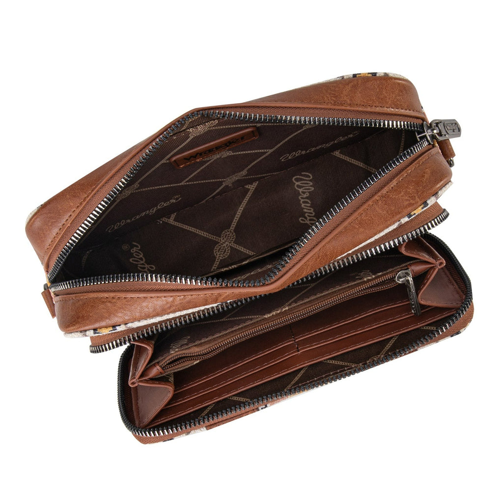 The All Rounder Aztec Crossbody by Wrangler