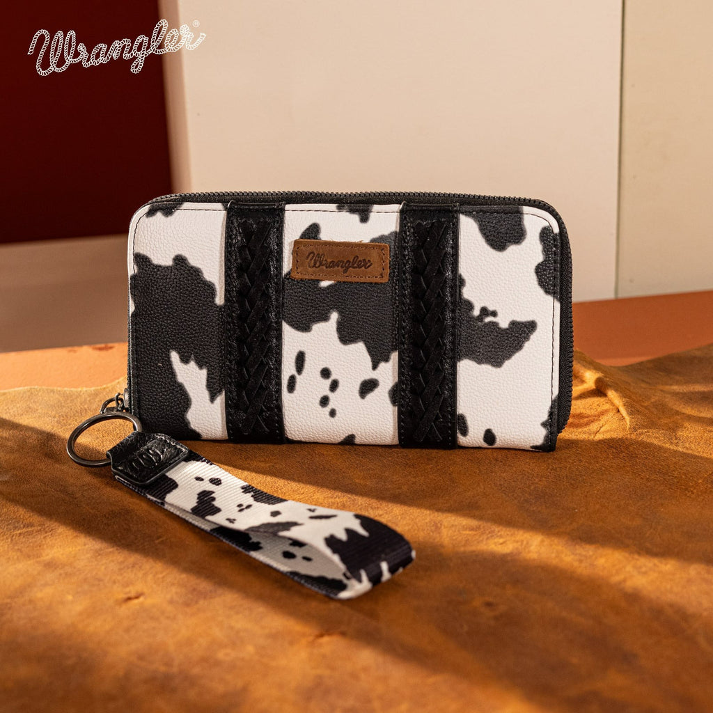 The Dairy Delight Wallet by Wrangler - Black/White