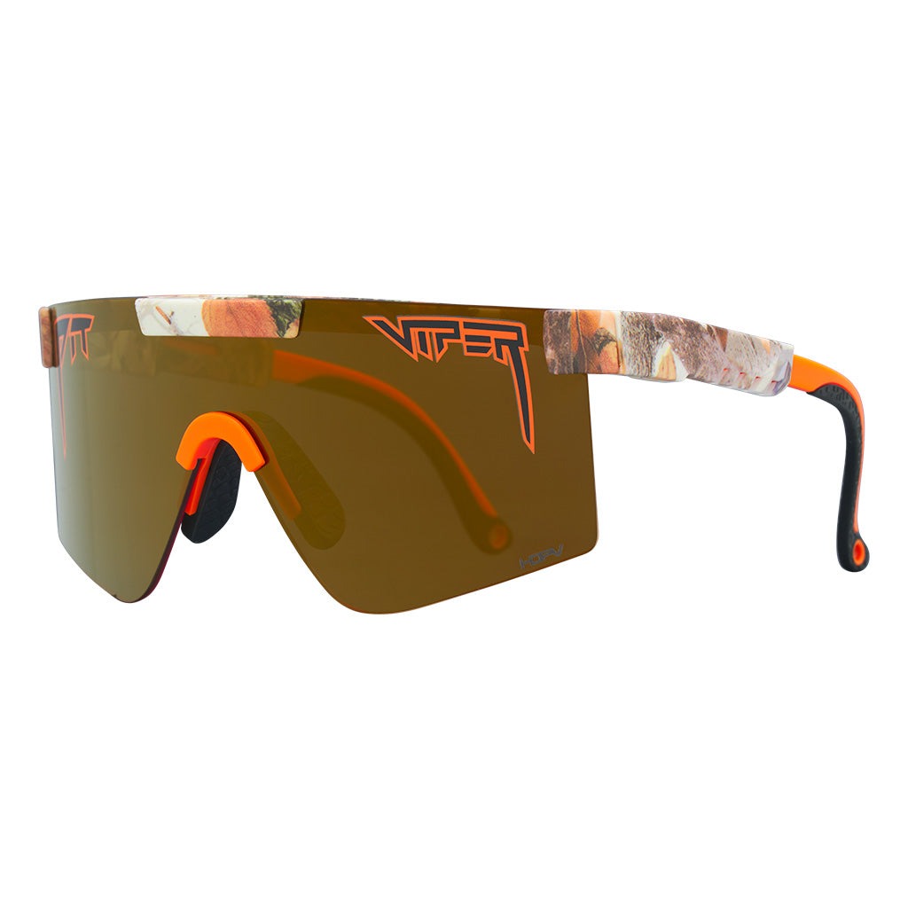 The Original 2.0 Actual Bush in HDPV Polarized Gold Sunglasses by Pit Viper - Wide