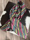 Desert Serape 100% Silk Wild Rag