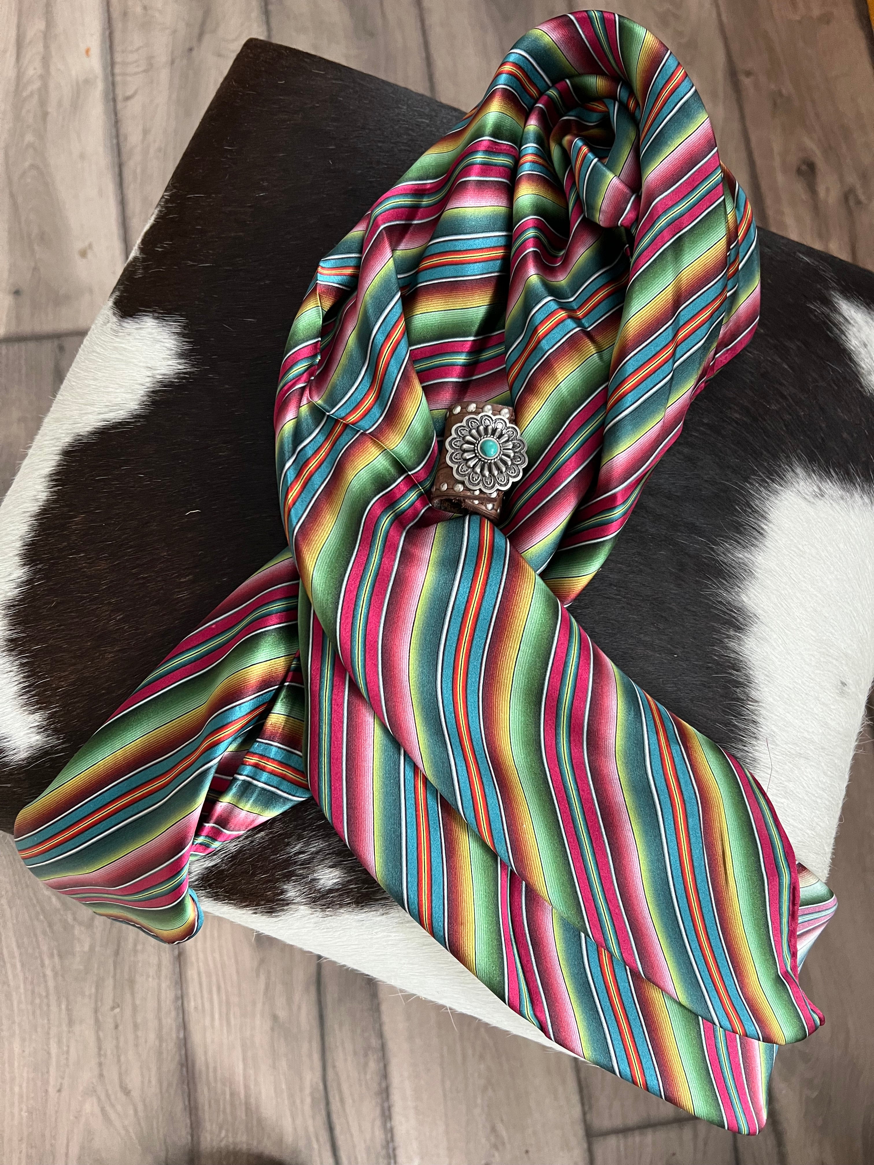 Desert Serape 100% Silk Wild Rag