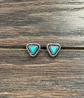 The Triangle T Stud Earrings