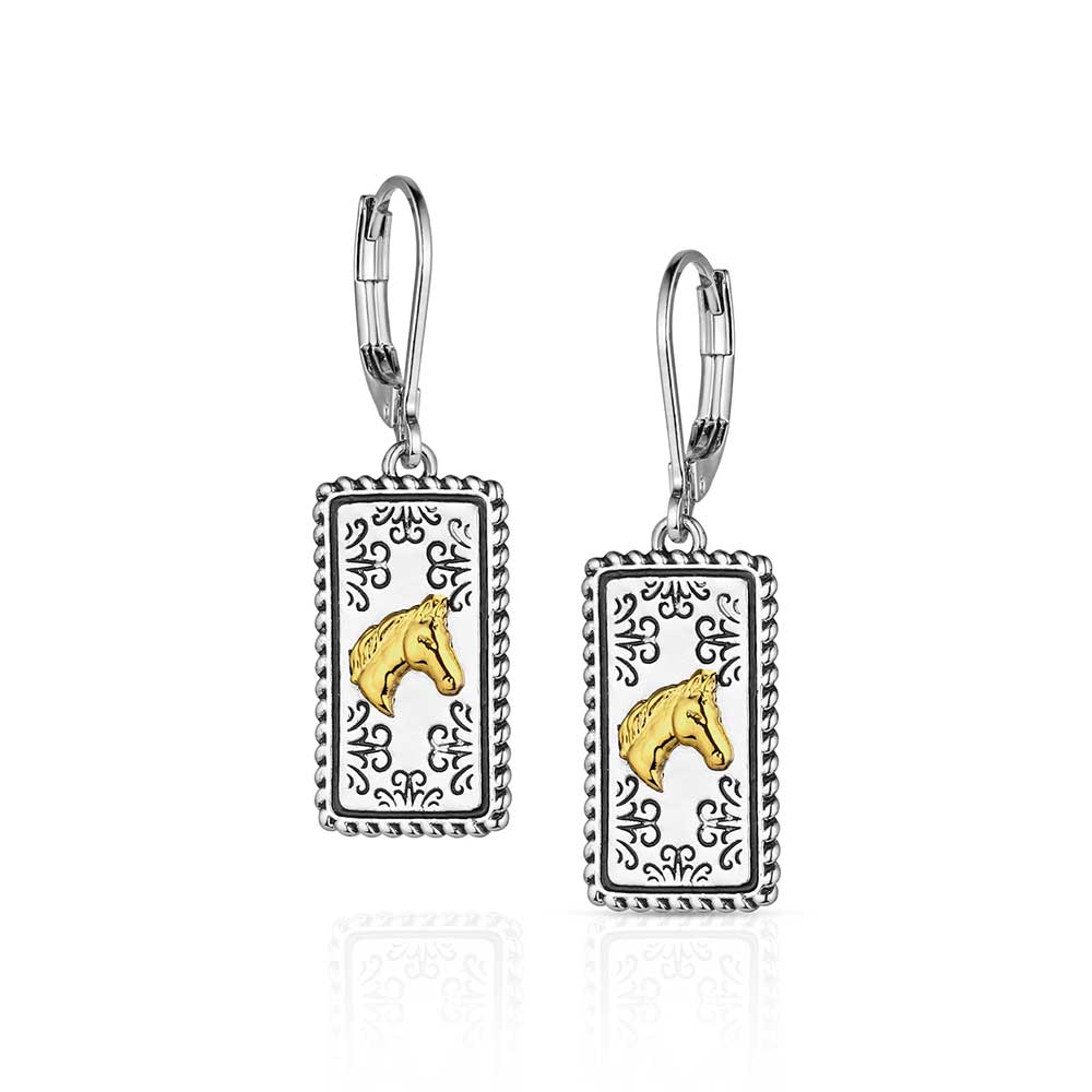 Regal Rider Earrings by Montana Silversmiths