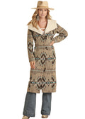 The Montana Wool Long Jacket by Powder River Outfitters