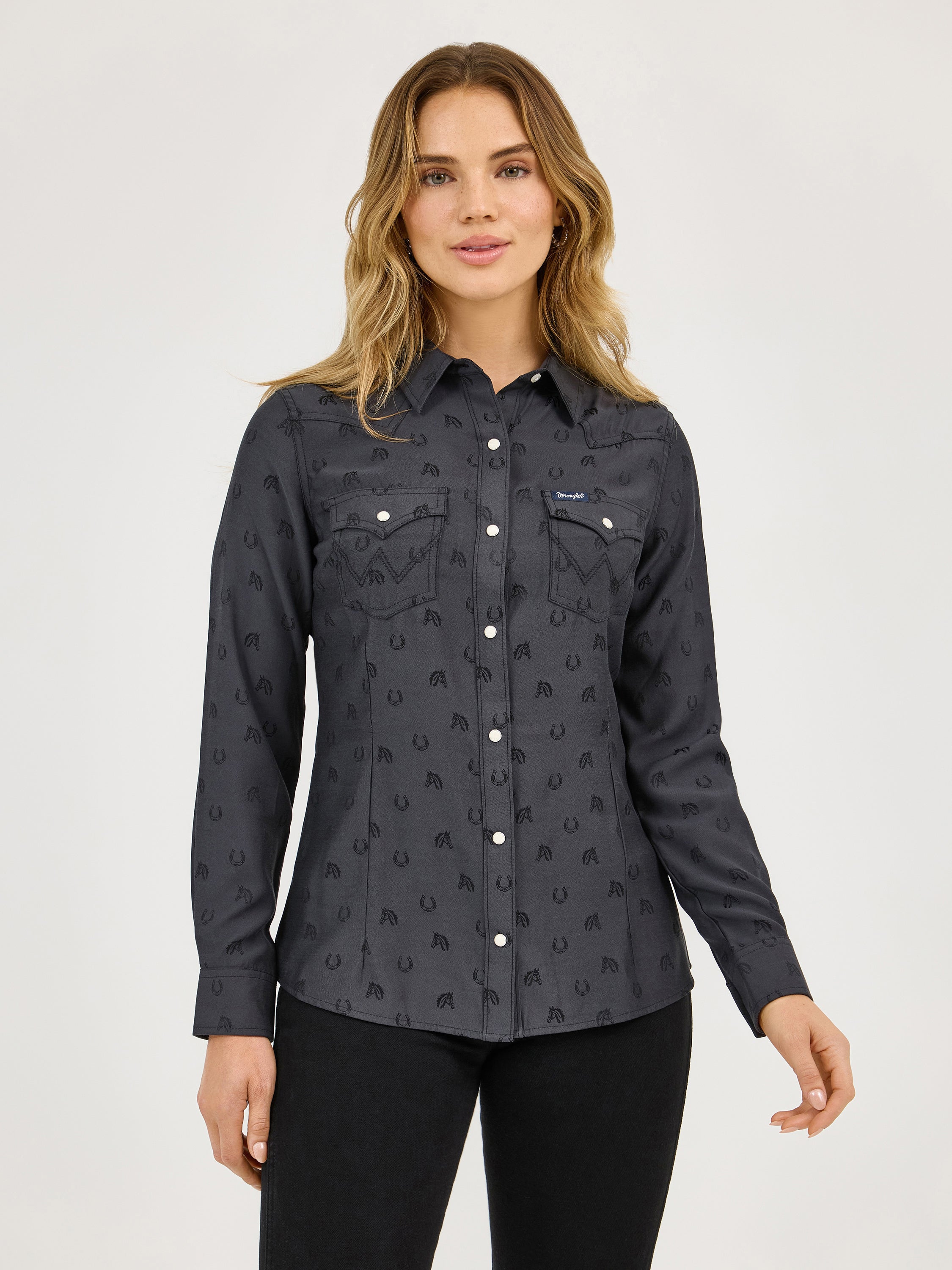 The Lucky Charms Pearl Snap by Wrangler