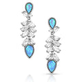 The Mystic Falls Opal Crystal Earrings by Montana Silversmiths