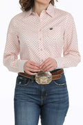 The Shandy Polka Dot Button Up Shirt by Cinch