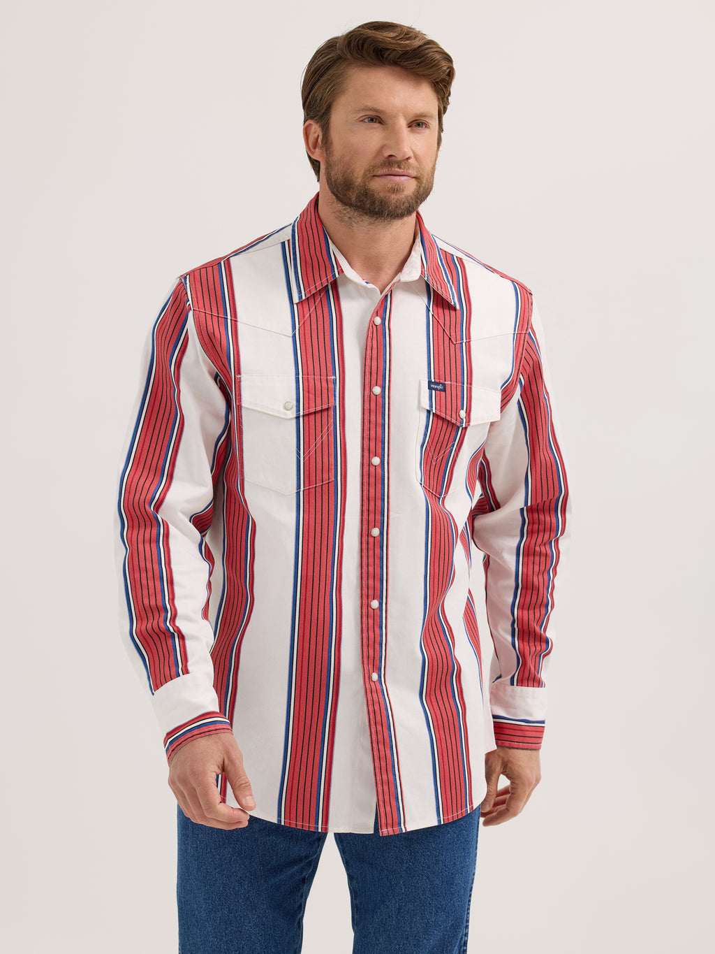 The Buds n' Suds Brushpopper Pearl Snap Shirt by Wrangler