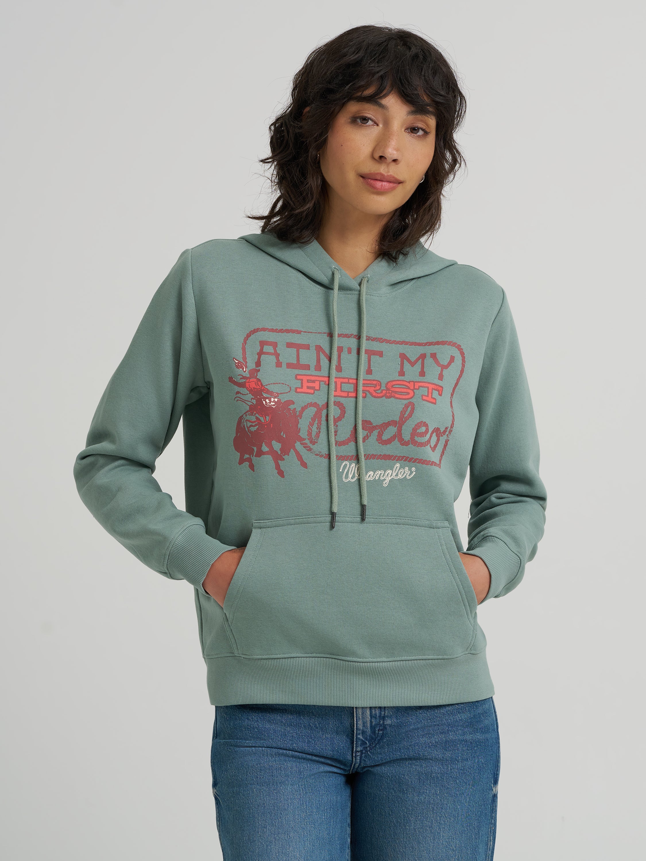 Not My First Rodeo Hoodie by Wrangler