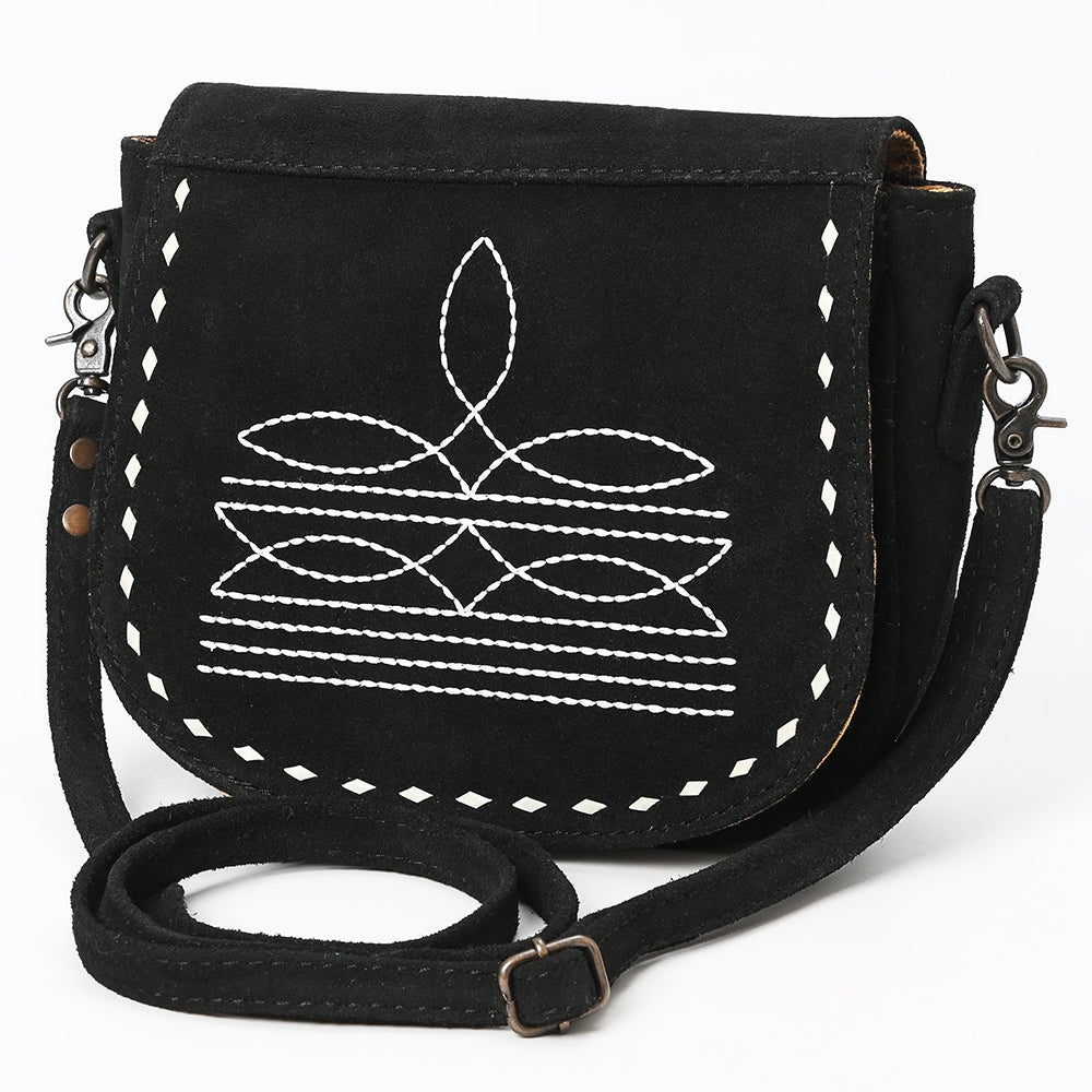 The Boot Stitch Cutie Purse in Licorice by American Darling
