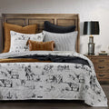 Ranch Life Printed Reversible Quilt Set - QUEEN SIZE