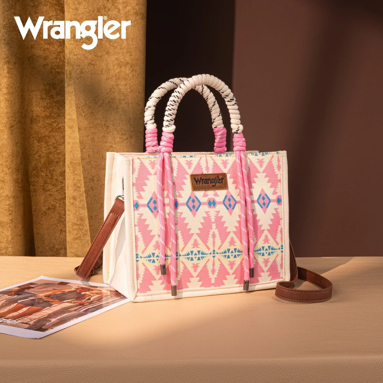 The Bubblegum Baby Wrangler Mini Rope Tote Purse