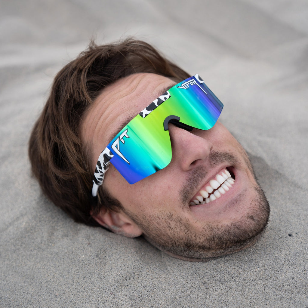 The Original 2.0 Cowabunga HDPV Polarized Blue-Green Sunglasses by Pit Viper - Regular