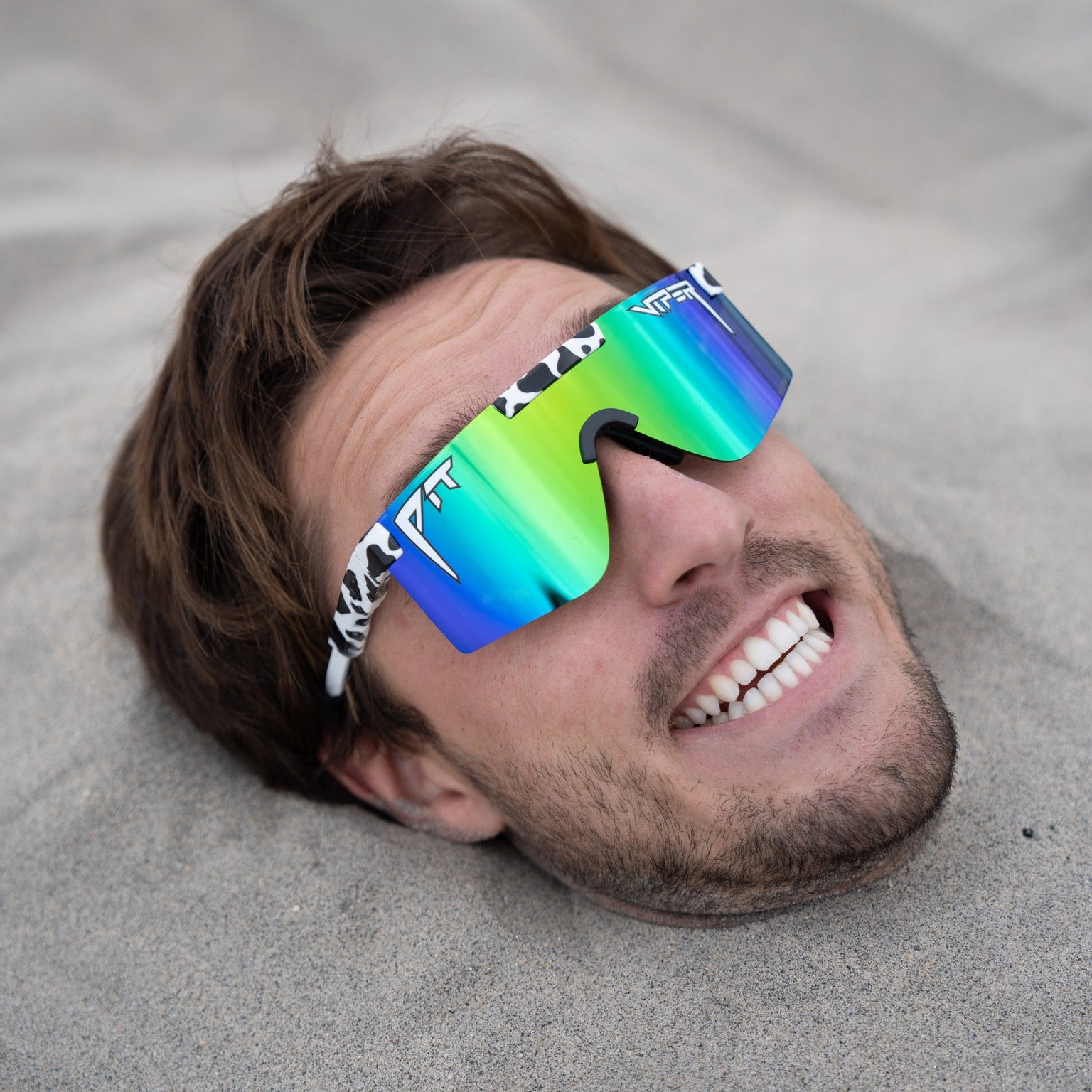 The Original 2.0 Cowabunga HDPV Polarized Blue-Green Sunglasses by Pit Viper - Regular