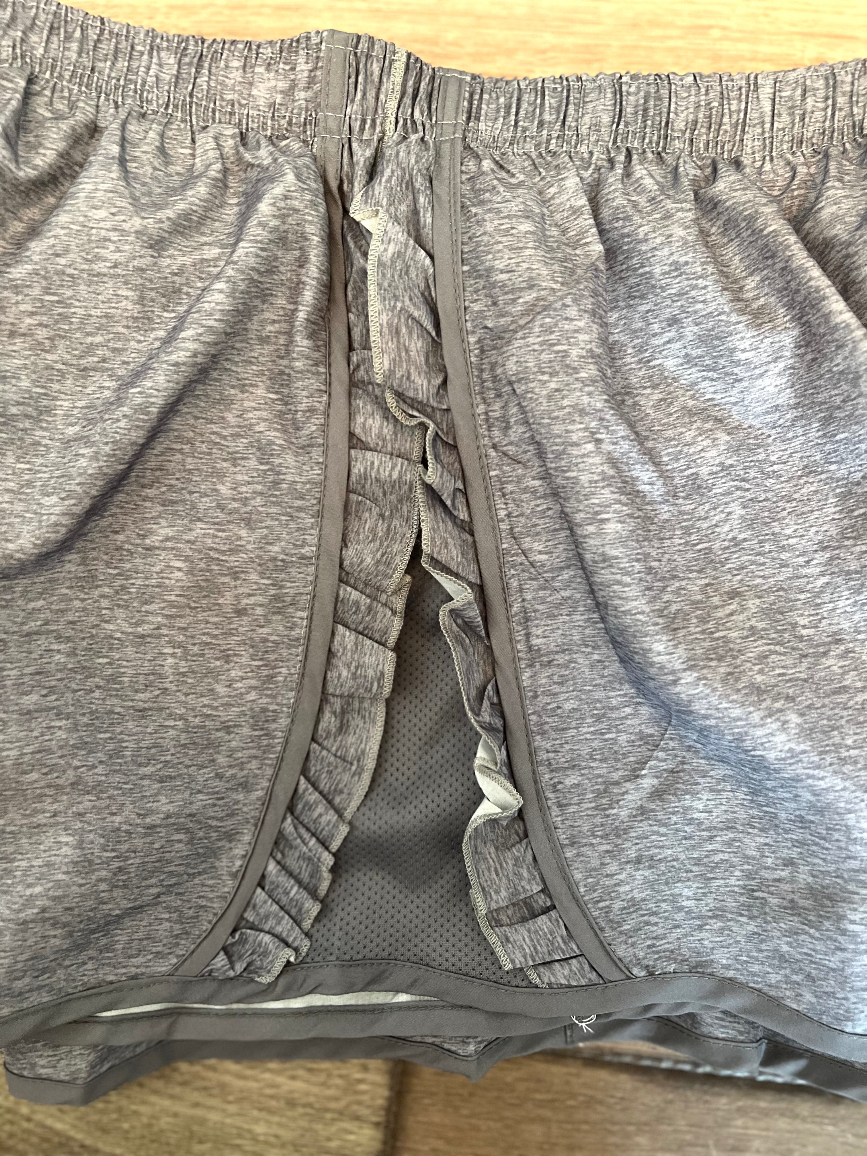 The Pretty But Tuff Ruffled Athletic Shorts