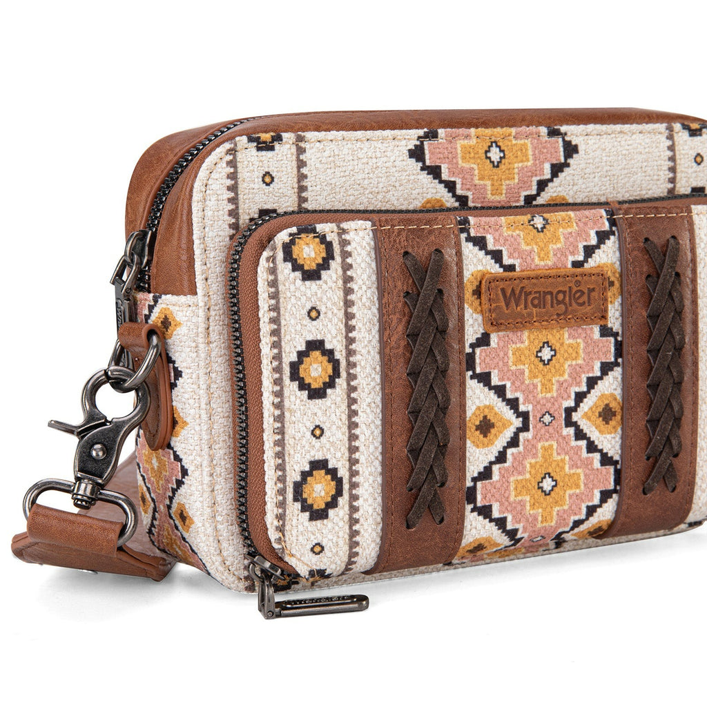 The All Rounder Aztec Crossbody by Wrangler