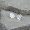 Classic Heart Stud Earrings by Montana Silversmiths