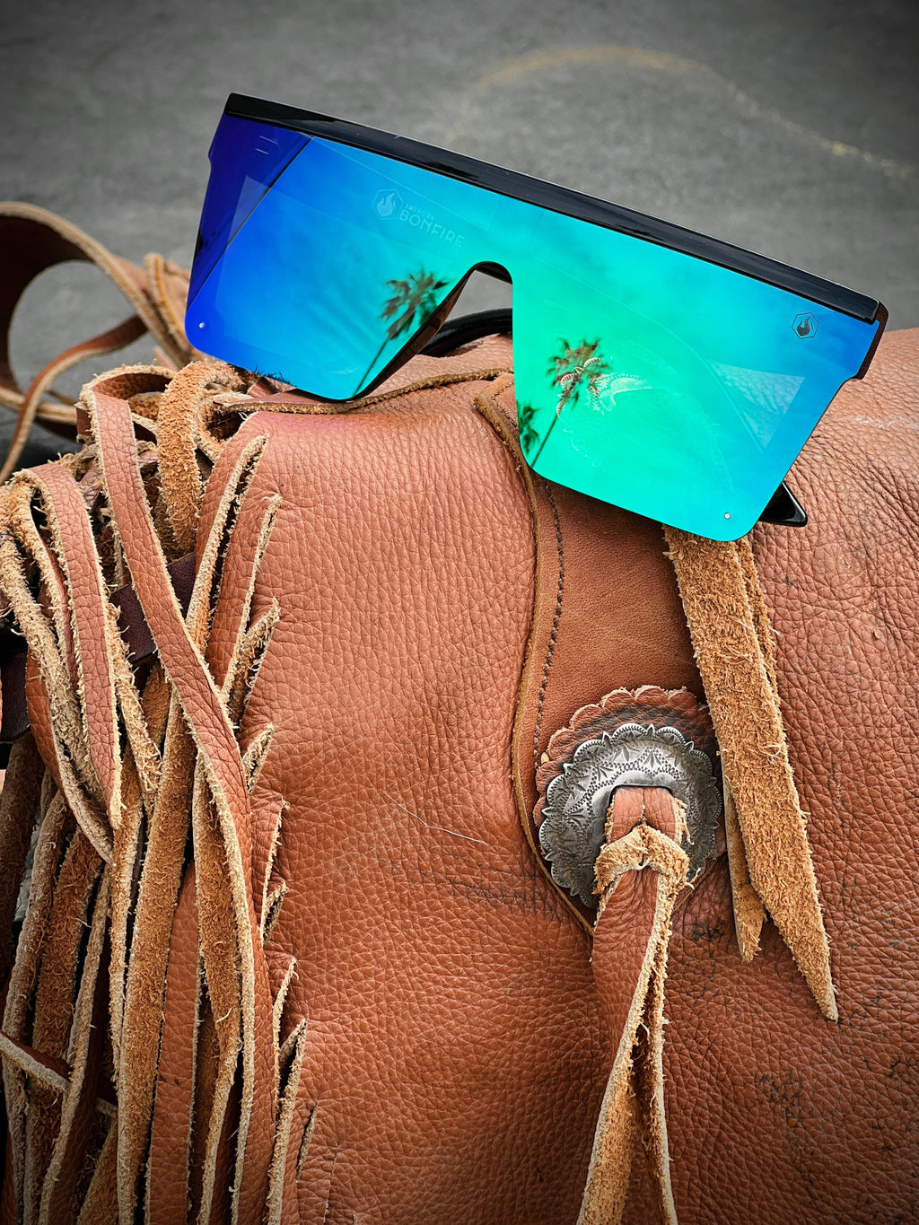 Kerosene Sunglasses in Turquoise By American Bonfire