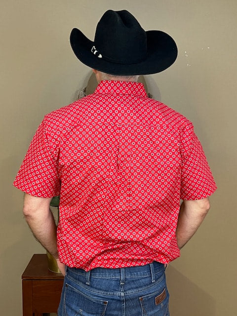 The Hotrod Short Sleeve Button Up Shirt by Cinch