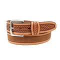 The Basket Weave Wade Men's Brown Ariat Leather Belt